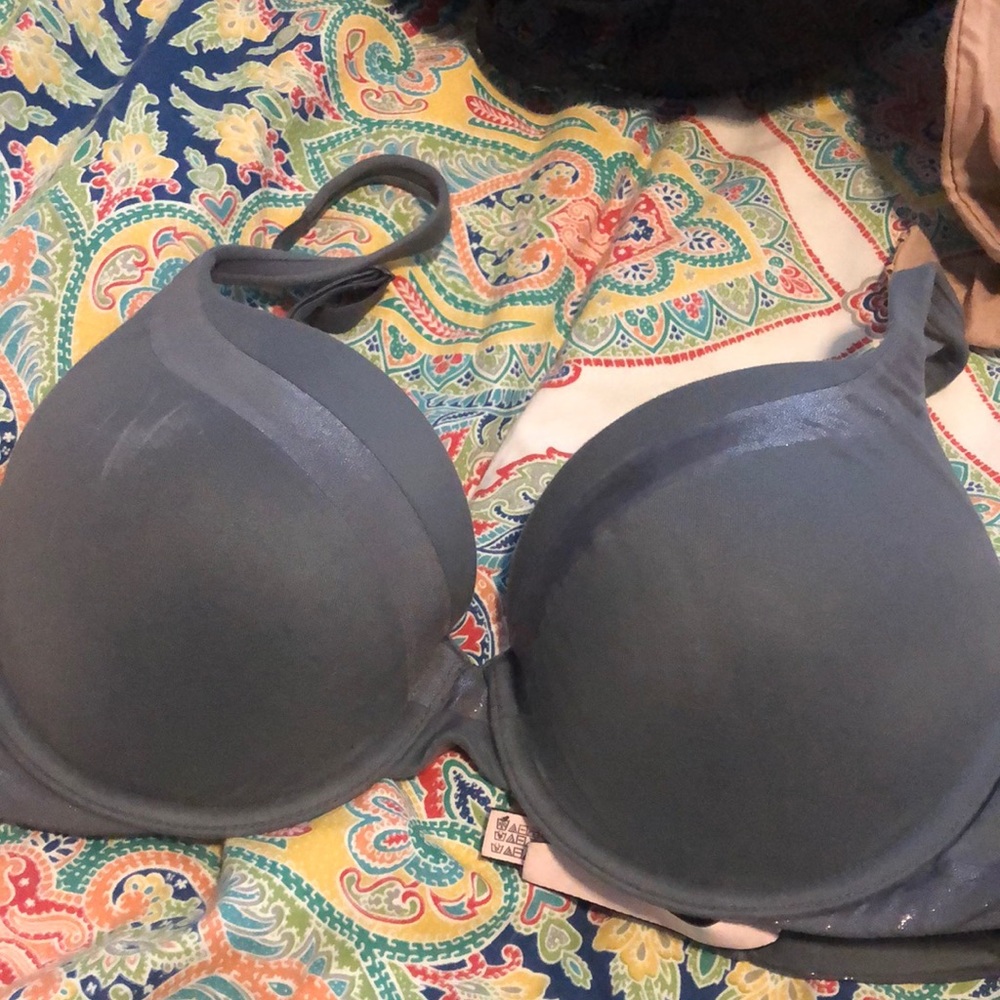 Gray Push-up Bra